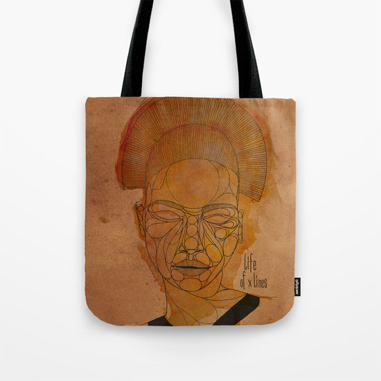 The woman with the black necklace Tote Bag