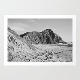 Big Sur California | Black and White | Pfeiffer Beach | 35mm Film Photography Art Print