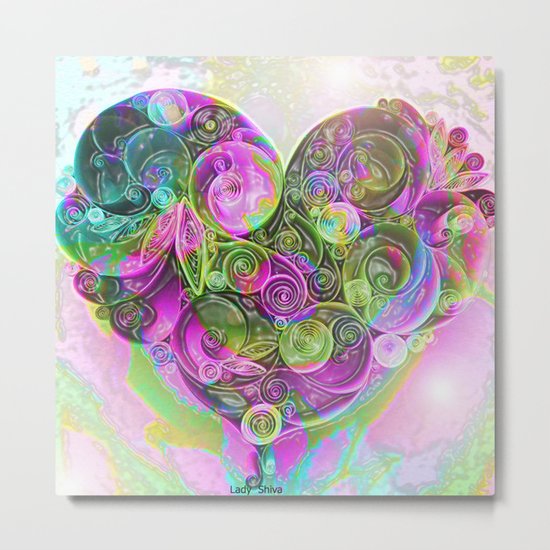 " To like , it is to prefer an other one to oneself " Metal Print