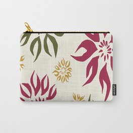 Flaming Poinsettias Carry-All Pouch