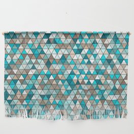Colourful triangles 11 - geometrical pattern Wall Hanging