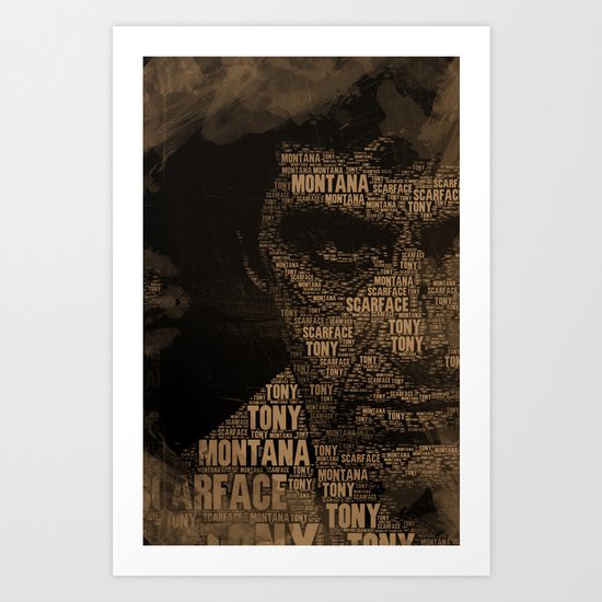Scarface Art Print