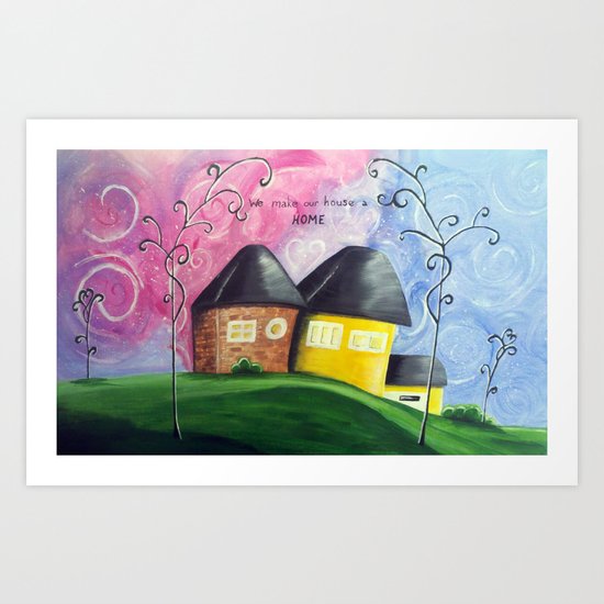 House A Home Art Print