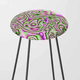 Funky liquid shapes Counter Stool