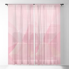 Pink Power Sheer Curtain