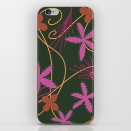 Colorful flowers iPhone Skin