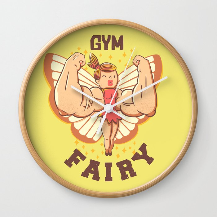 Gym Fairy Wall Clock