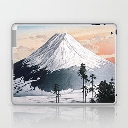 Katsuyama Neighborhood Volcano Mountain Snow Laptop Skin