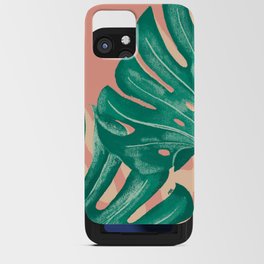 Greens monstera iPhone Card Case