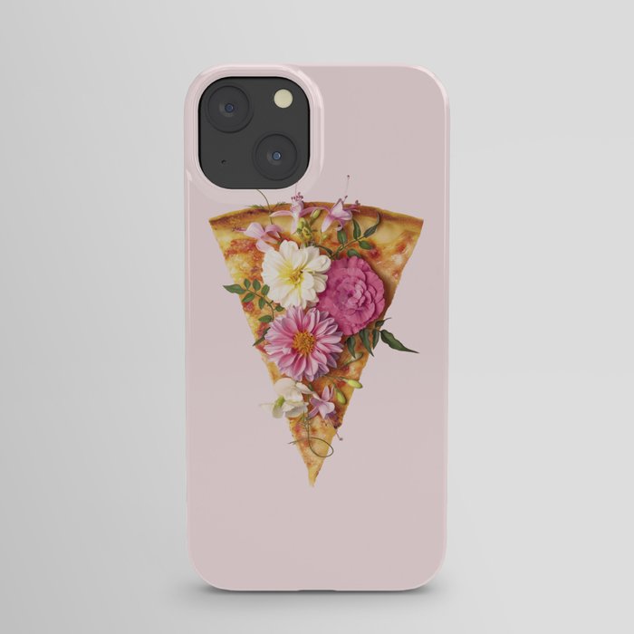 FLORAL PIZZA iPhone Case
