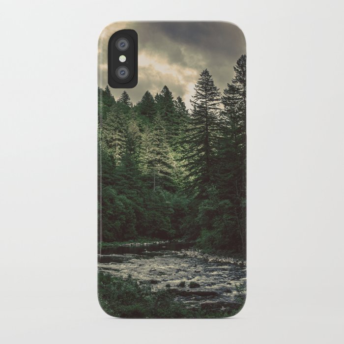 Pacific Northwest River - Nature Photography iPhone Case
