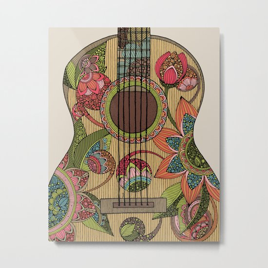 The Guitar Metal Print