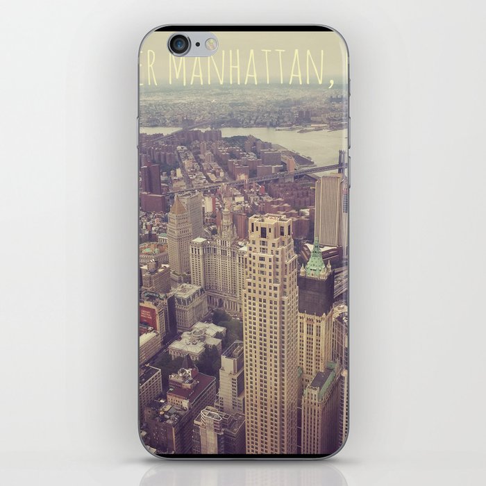 Manhattan NYC  iPhone Skin