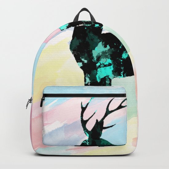 Abstract Deer Backpack