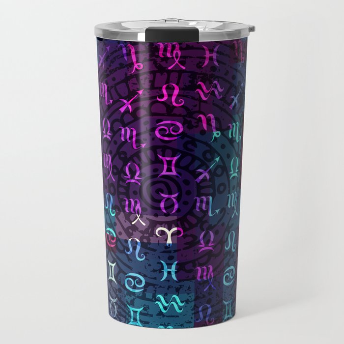 zodiac pattern Travel Mug