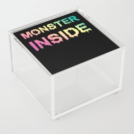 Monster Inside Acrylic Box