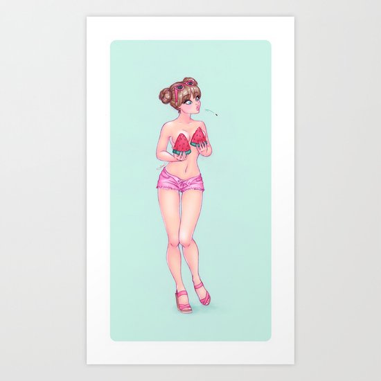 June's Girl Art Print