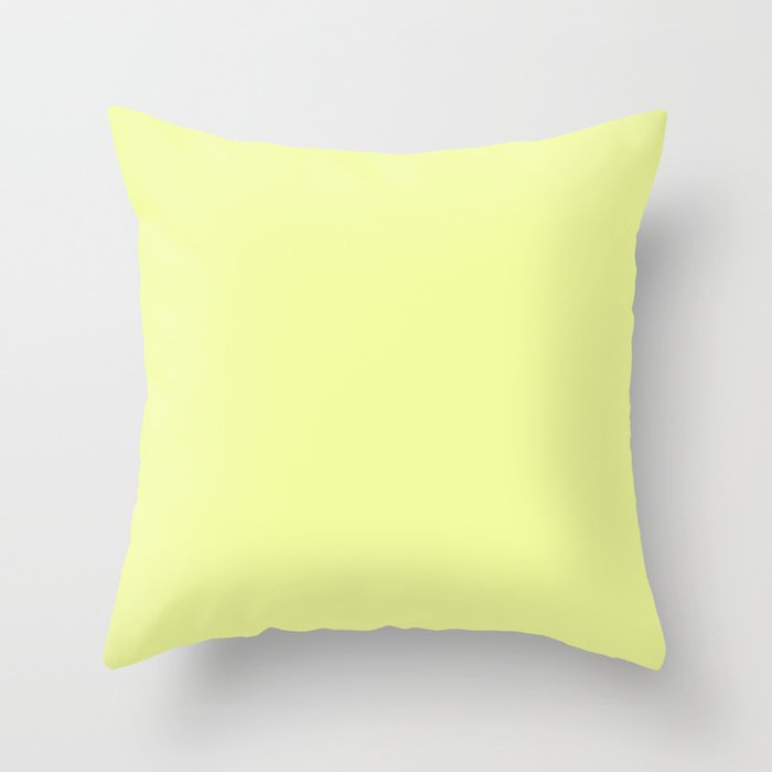 Caribbean Yellow Throw Pillow