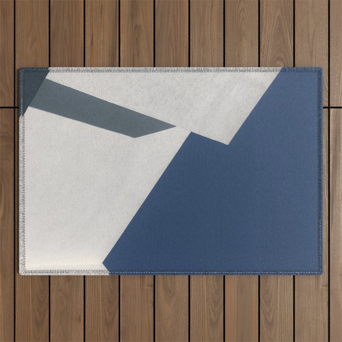 Abstract architecture against blue sky Outdoor Rug