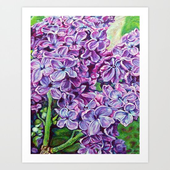 Lilacs Art Print