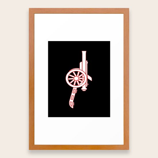 Arsenal Cannon Framed Art Print By Sbhsilver Society6