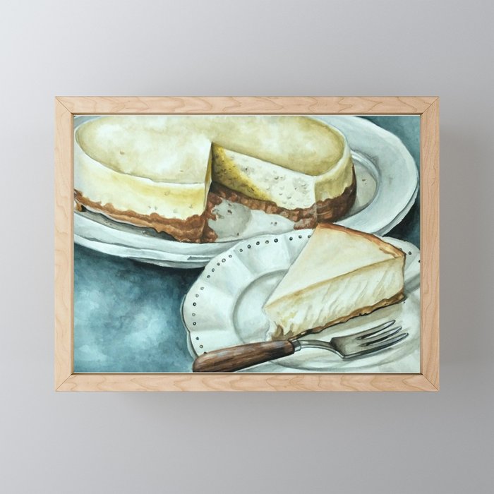 Cheesecake Framed Mini Art Print