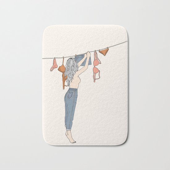Girl Next Door Bath Mat