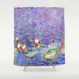 Claude Monet - Water Lilies #1 Shower Curtain