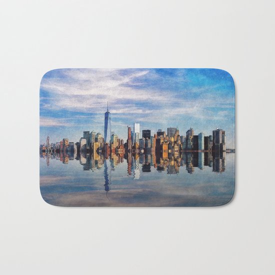 New York Reflections Bath Mat