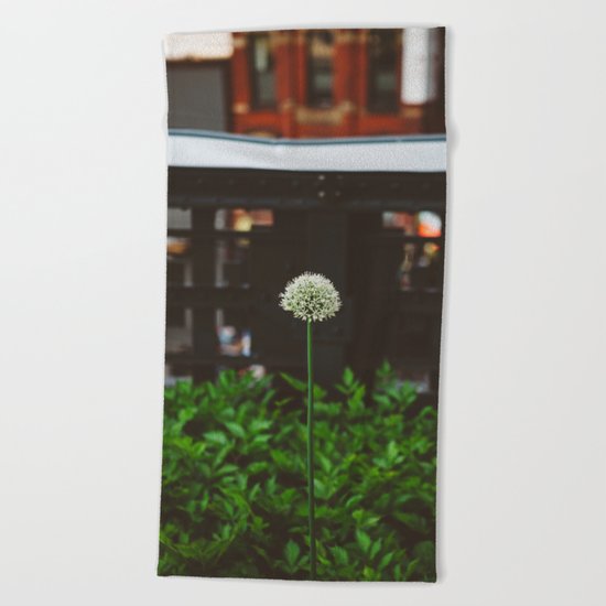 New York Garden Beach Towel