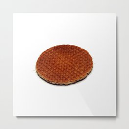 Stroopwafel Metal Print | Holland, Snack, Stroopwafel, Cookie, Waffle, Food, Carael, Graphicdesign, Streetfood, Eat 