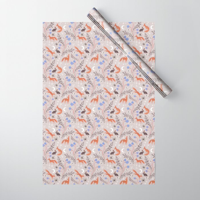 Fox Moon Wrapping Paper