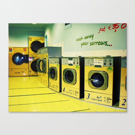 wash away your sorrow... Canvas Print