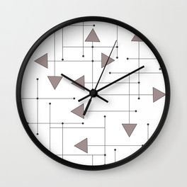 Lines & Arrows Wall Clock