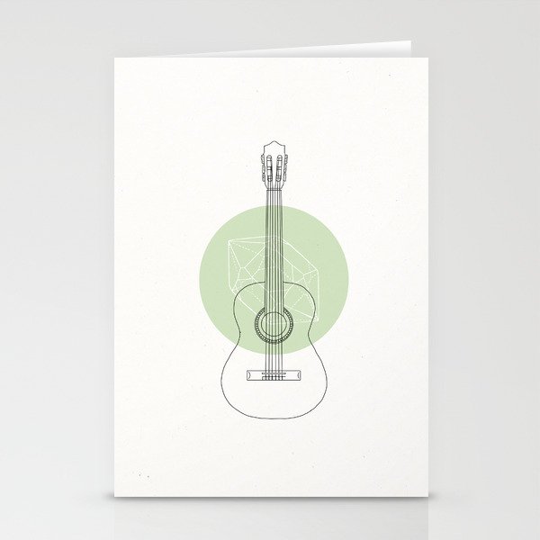 Guitar Stationery Cards