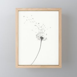 Dandelion Framed Mini Art Print