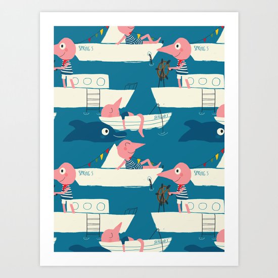Breeze Art Print