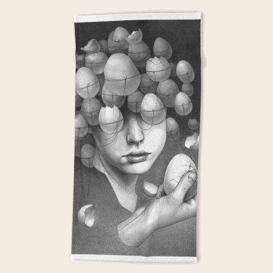 FRAGILE 3# Beach Towel
