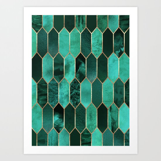 Stained Glass 2 Art Print