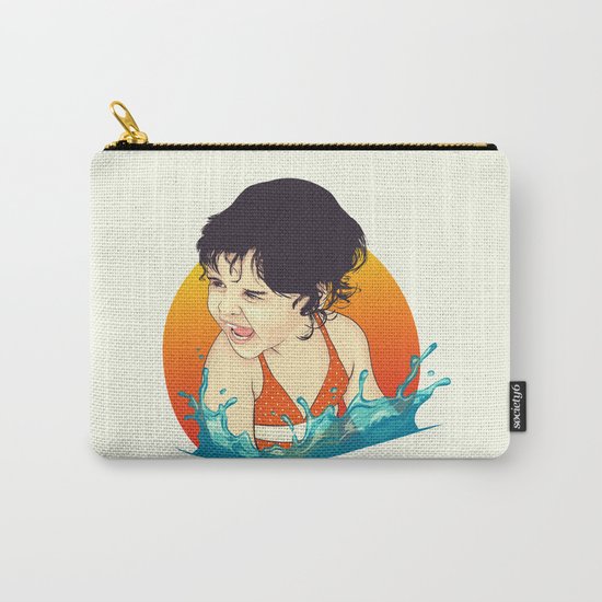 Water Splashes Carry-All Pouch