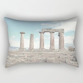 Ancient Greek Temple 2 - Korinthos Greece Rectangular Pillow