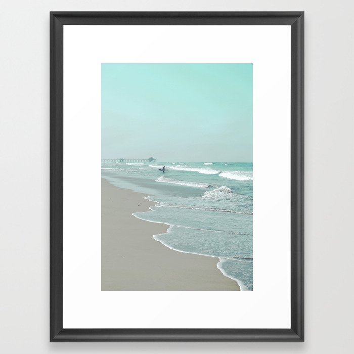 Surf City Framed Art Print
