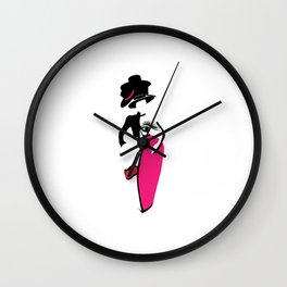 Janelle Monae Wall Clock | Metgala, Gown, Fashion, Janelle, Gala, Pink, Drawing, Dressup, Monae, Ball 