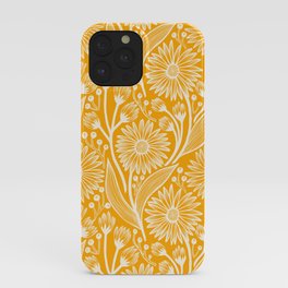 Saffron Coneflowers iPhone Case