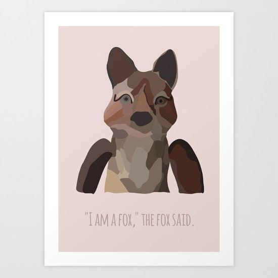 The Fox has a Secret Art Print