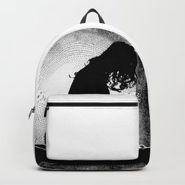 asc 399 - L'ombre chinoise (The shadow play) Backpack | Blackandwhite, Drawing, Ink Pen, Digital 
