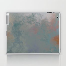 Blue watercolor background Laptop Skin