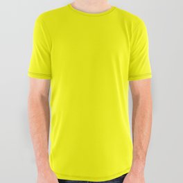 Neon Yellow All Over Graphic Tee