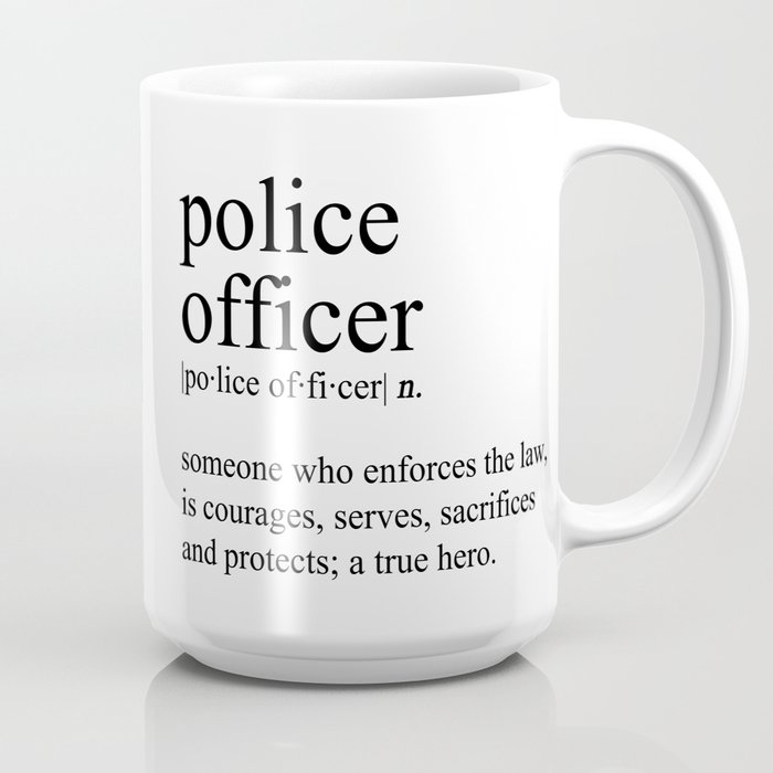 Detective do you mean bada* - Funny Police officer joke coffee mug