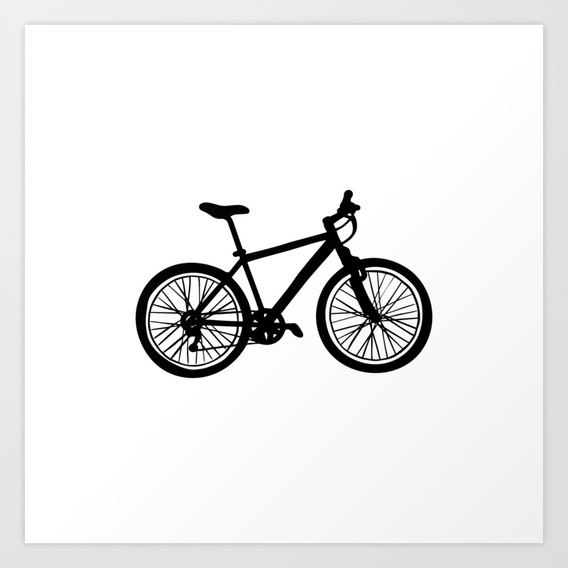 bike in black and white
